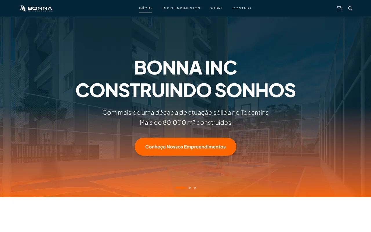 Bonna Incorporadora, bonnainc.com.br